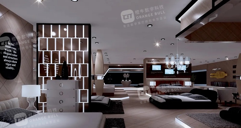 家具展廳設(shè)計中光影的應(yīng)用非常突出